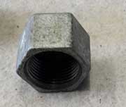 Galvanised Pipe End Cap